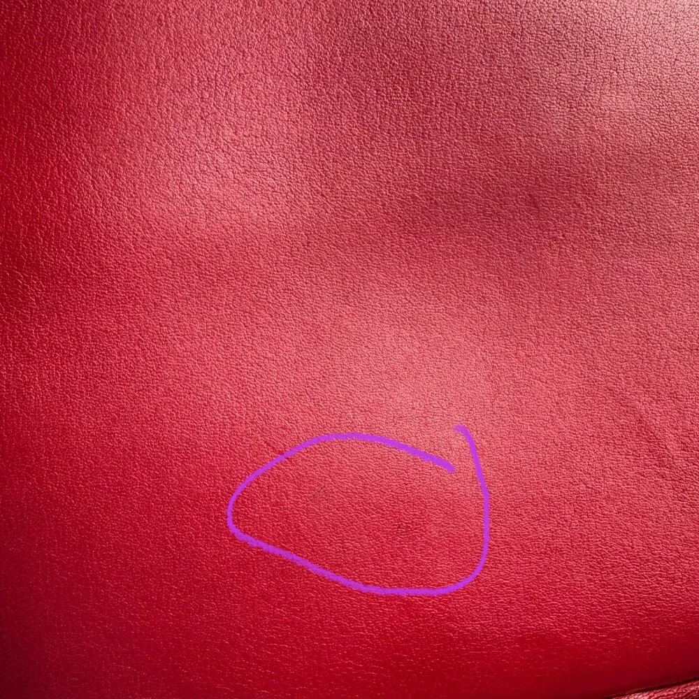 Coach Red Leather Crossbody Bag - Picture 15 of 16